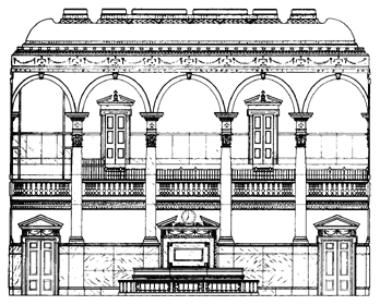House Chamber, architectural drawing